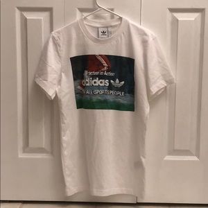 Adidas graphic T shirt